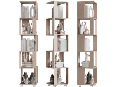 现代镂空装饰书架