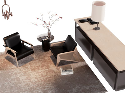 现代电视柜 休闲椅子 边几