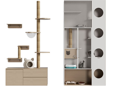 现代宠物猫爬架 猫房子 猫玩具 生活用品