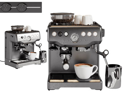 现代咖啡机3d模型 现代咖啡机