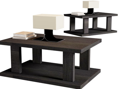 现代实木方形茶几3d模型 现代实木方形茶几