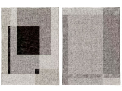 现代长方形地毯3d模型 现代长方形地毯