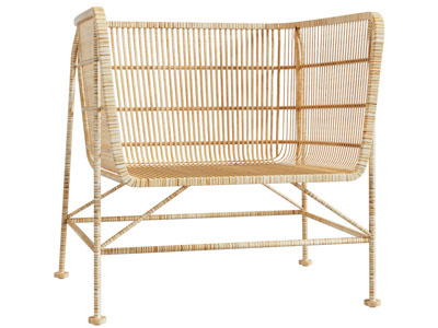 现代藤编休闲椅子