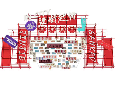 工业风loft门头 大门