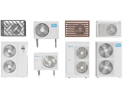 现代空调外机3d模型 现代空调外机