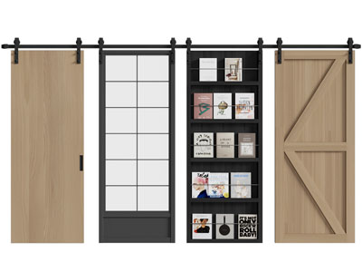 北欧谷仓门 推拉门