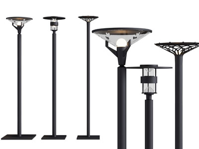 现代金属落地灯