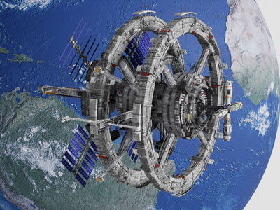 现代宇宙空间站 航天站 宇宙飞船