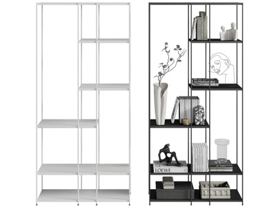 现代开放式装饰柜
