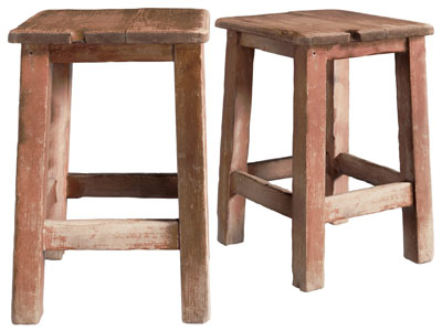 中古风实木凳子