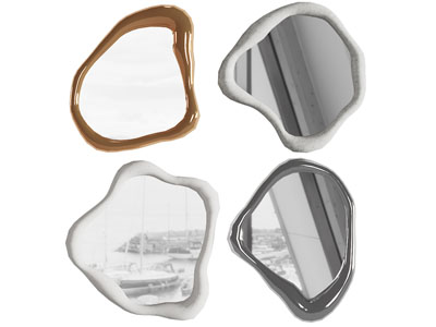 侘寂风装饰镜子 墙饰