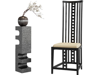 新中式休闲椅子 高背椅子