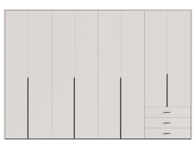 现代衣柜3d模型 现代衣柜