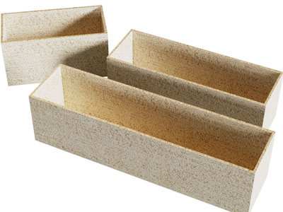 现代长方形花箱 花盆