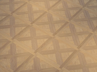 现代斜拼菱形花纹的实木地板