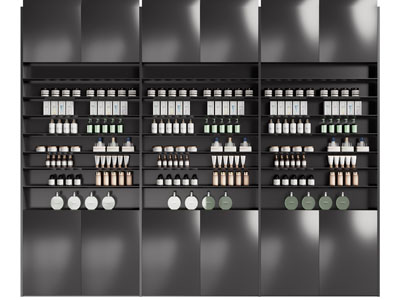 现代化妆品展柜 货架