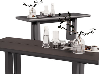 现代花瓶花卉 茶具杯子