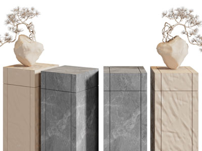 新中式盆景盆栽摆件组合