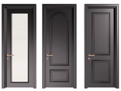 法式单扇平开门