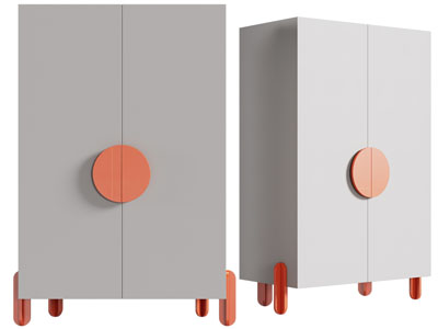 现代儿童衣柜3d模型 现代儿童衣柜