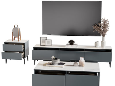 现代电视柜 电视 茶几