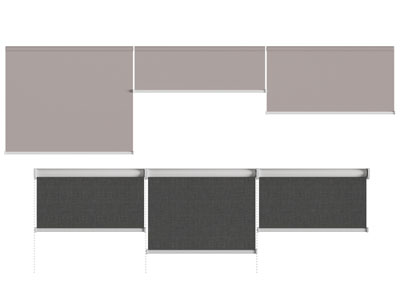 现代拉帘 卷帘3d模型 现代拉帘 卷帘