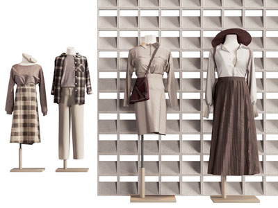 侘寂风女装特 美陈