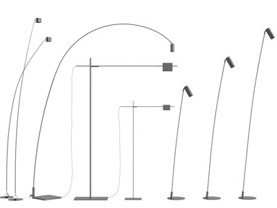 现代金属落地灯 日落灯