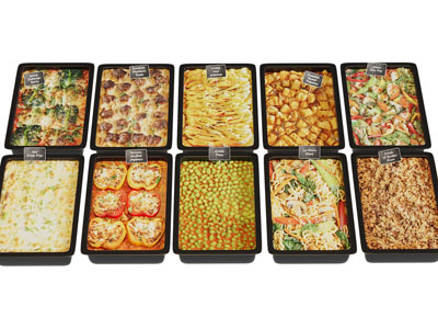 现代披萨 蔬菜食物 快餐