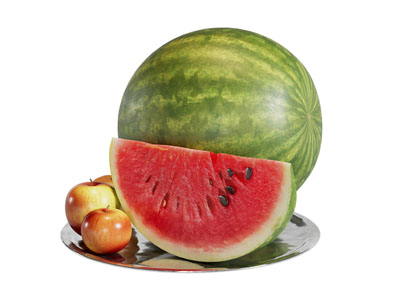 现代西瓜 切开的西瓜水果