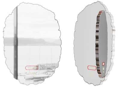 现代不规则装饰镜子 墙饰
