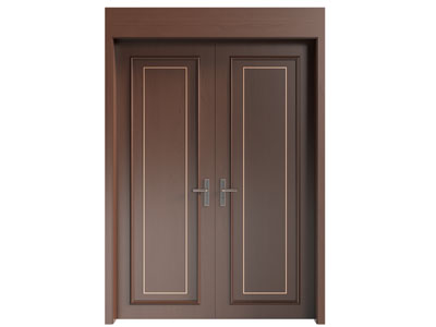 新中式双开门 木门 大门