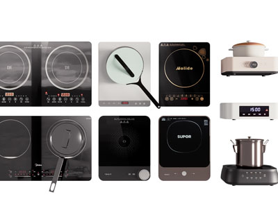 现代电磁炉 锅具3d模型 现代电磁炉 锅具