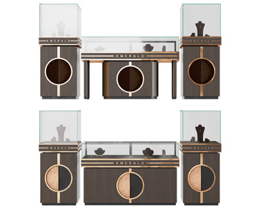 新中式珠宝首饰展柜 展示台