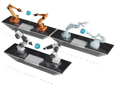 现代智能机器手臂3d模型 现代智能机器手臂