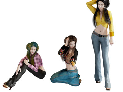 现代女人 女子 美女 人物