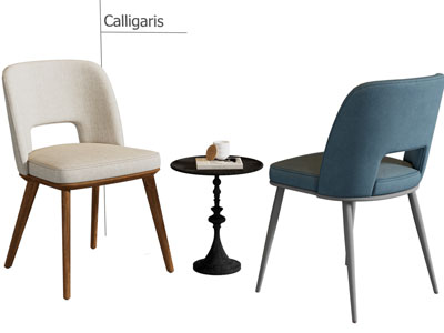 现代休闲椅子 餐椅 边几