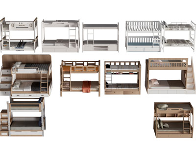 现代上下床 上下铺