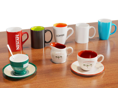 现代陶瓷咖啡杯 杯子 茶具杯子