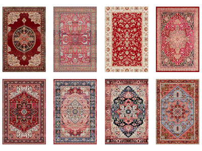 民族风图案的长方形地毯3d模型 民族风图案的长方形地毯