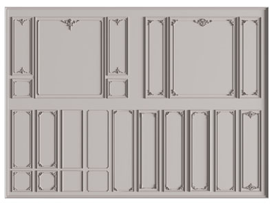 法式石膏线 护墙板