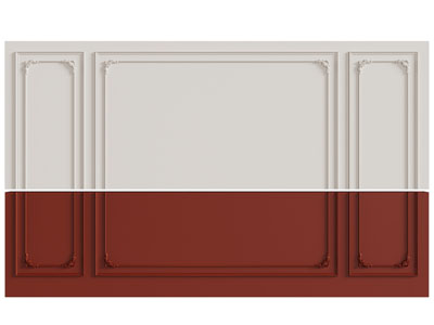 法式石膏线护墙板