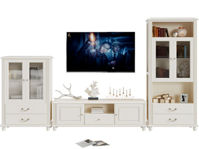 北欧电视柜 边柜 书柜