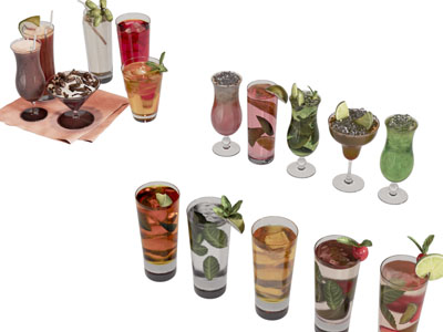 现代高脚杯 茶具杯子 饮料