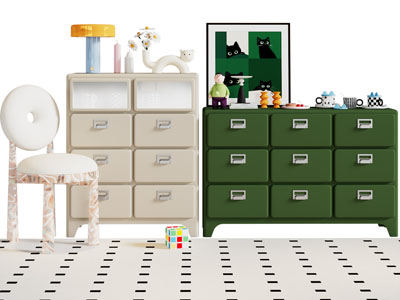 现代复古玄关柜 边柜 斗柜