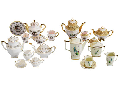 欧式描金瓷器茶具杯子