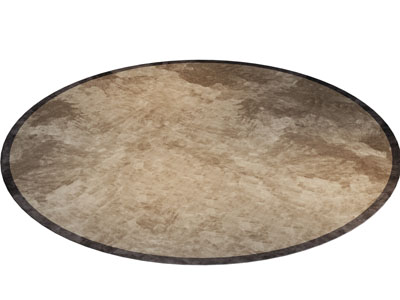 新中式圆形地毯3d模型 新中式圆形地毯