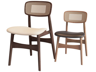 现代实木休闲椅子 餐椅