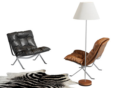 现代休闲椅子 落地灯