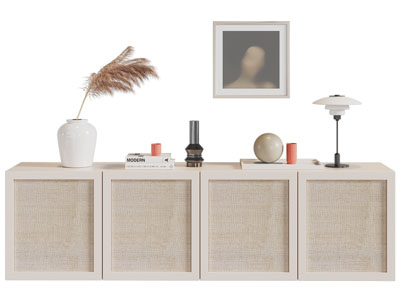 侘寂风电视柜 边柜